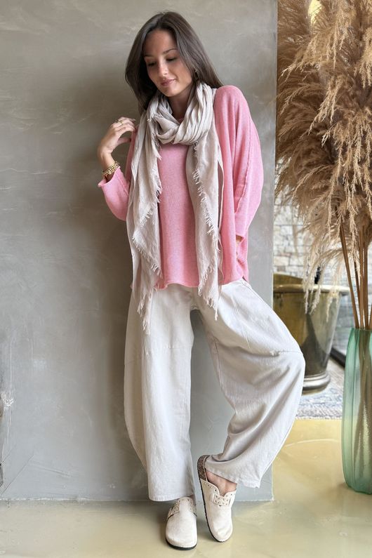 Conrad Slouch Cotton Knit Candy